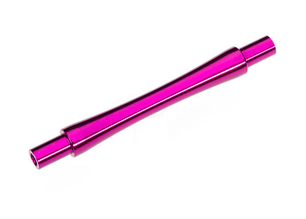 Axle, wheelie bar, 6061-T6 aluminum (anodized) (1)/ 3x12 BCS (with threadlock) (2)