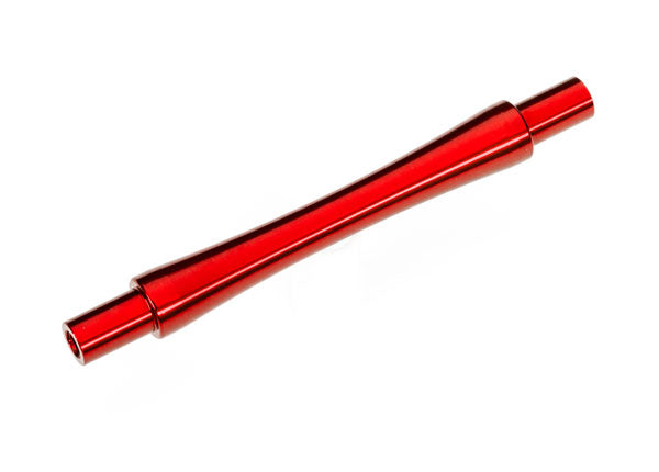 Axle, wheelie bar, 6061-T6 aluminum (anodized) (1)/ 3x12 BCS (with threadlock) (2)