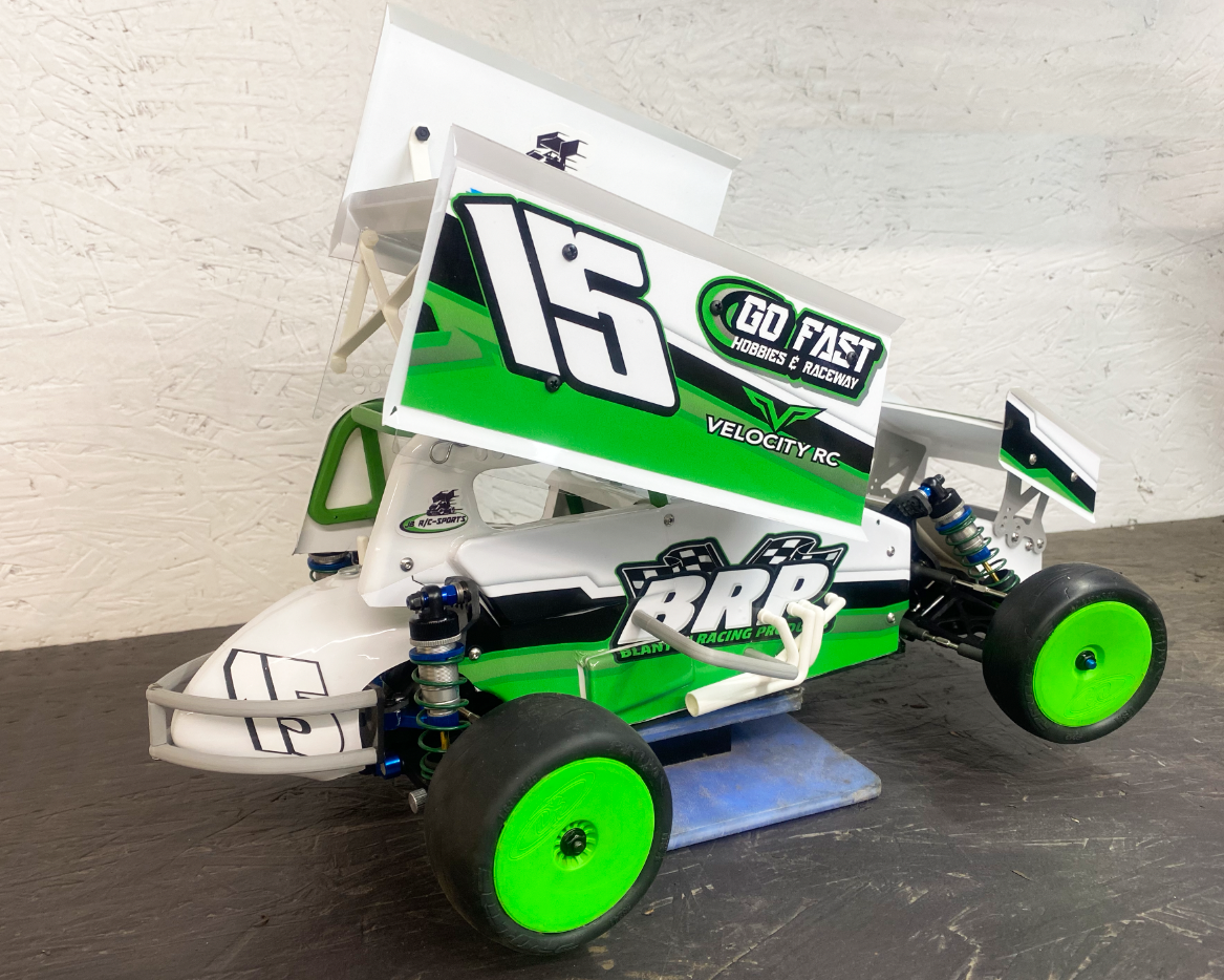 The Original Flex Custom Works RC Sprint Car Cage, BRP-C200