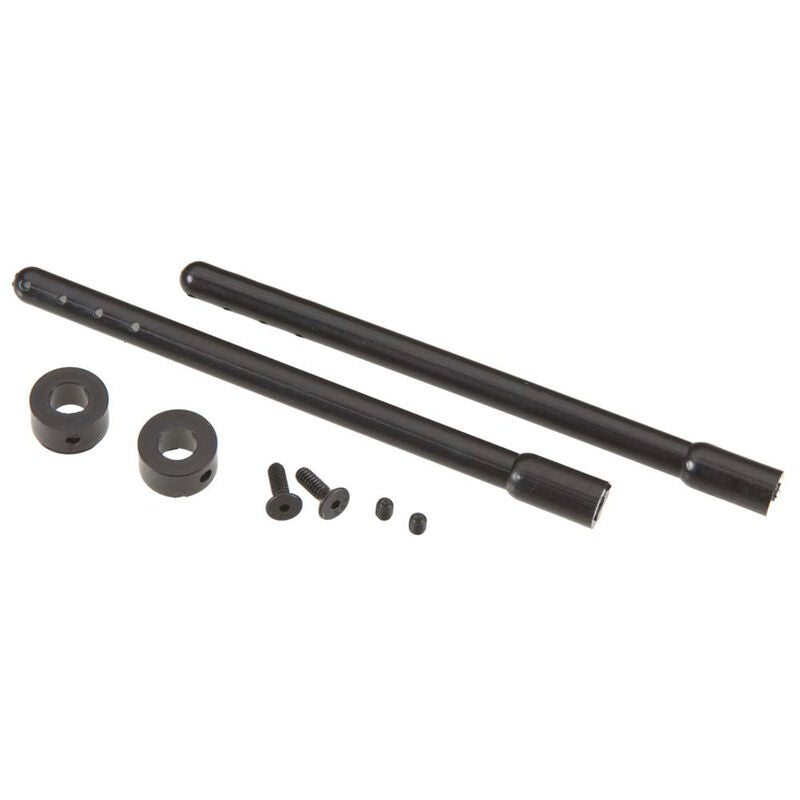 Duratrax Nylon Body Post Black 4" (2)