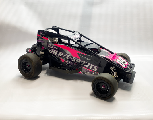 Champ Sprint Car Body & Cage Kit w/Beast Hood, fits Traxxas Slash 2WD LCG JB-T8001