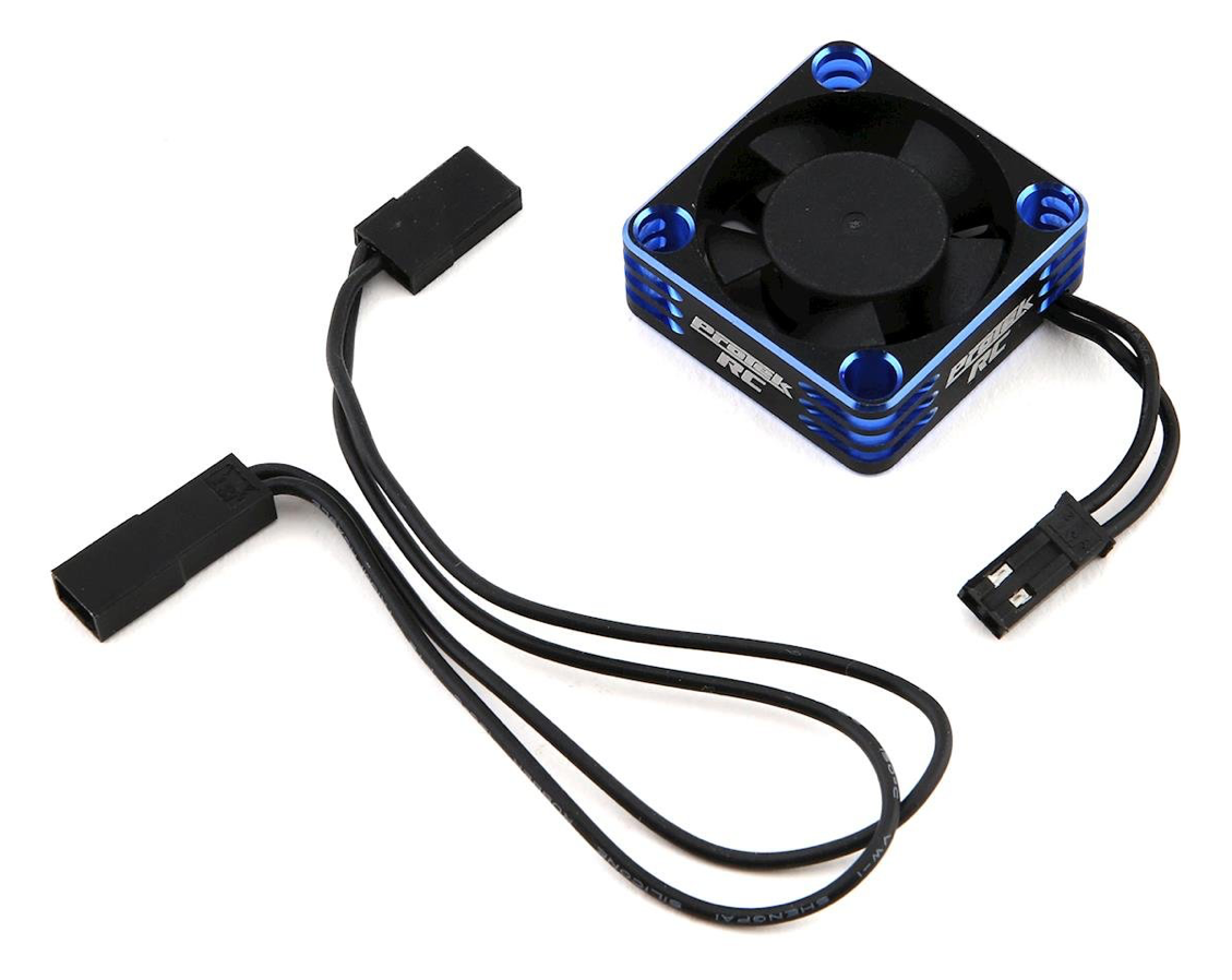 ProTek RC 30x30x10mm Aluminum High Speed HV Cooling Fan (Blue/Black), PTK-2112