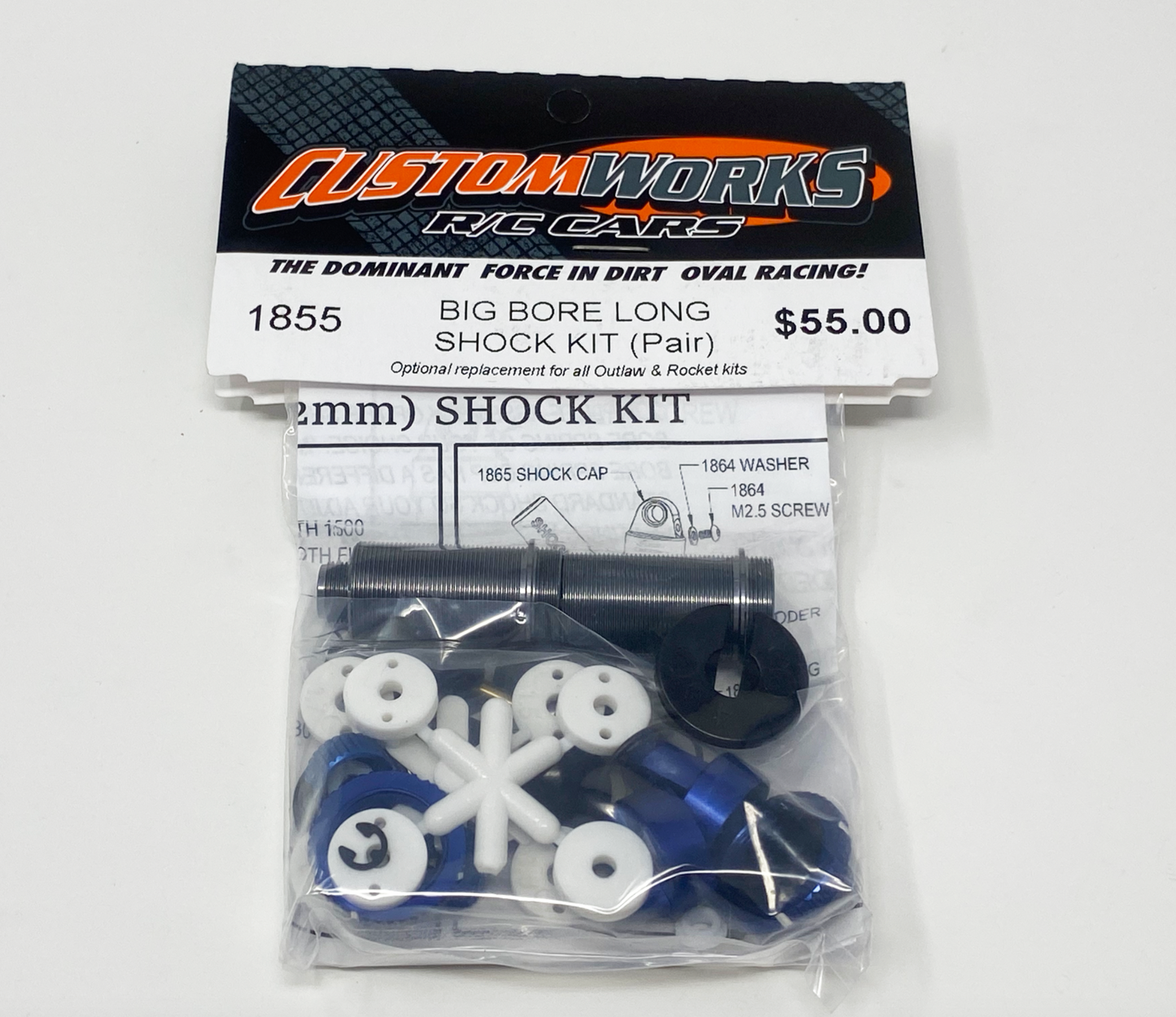 BIG BORE SHOCK KIT LONG (pair) CW-1855