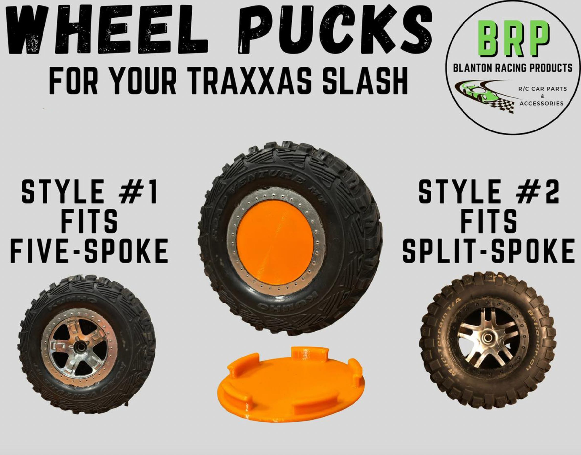 Wheel Pucks for Traxxas Slash BRP 1001