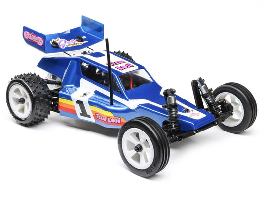 Team Losi 1/16 Mini JRX2 2WD Buggy Brushed RTR, Blue