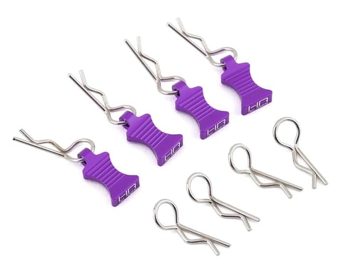Body Clips with Aluminum EZ Pulls (4), clips (8) AC03EZ01