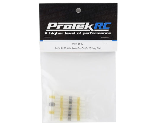 ProTek RC 6mm EZ Solder Splice Tube Sleeves (5) (12-10awg Wire), PTK-5652