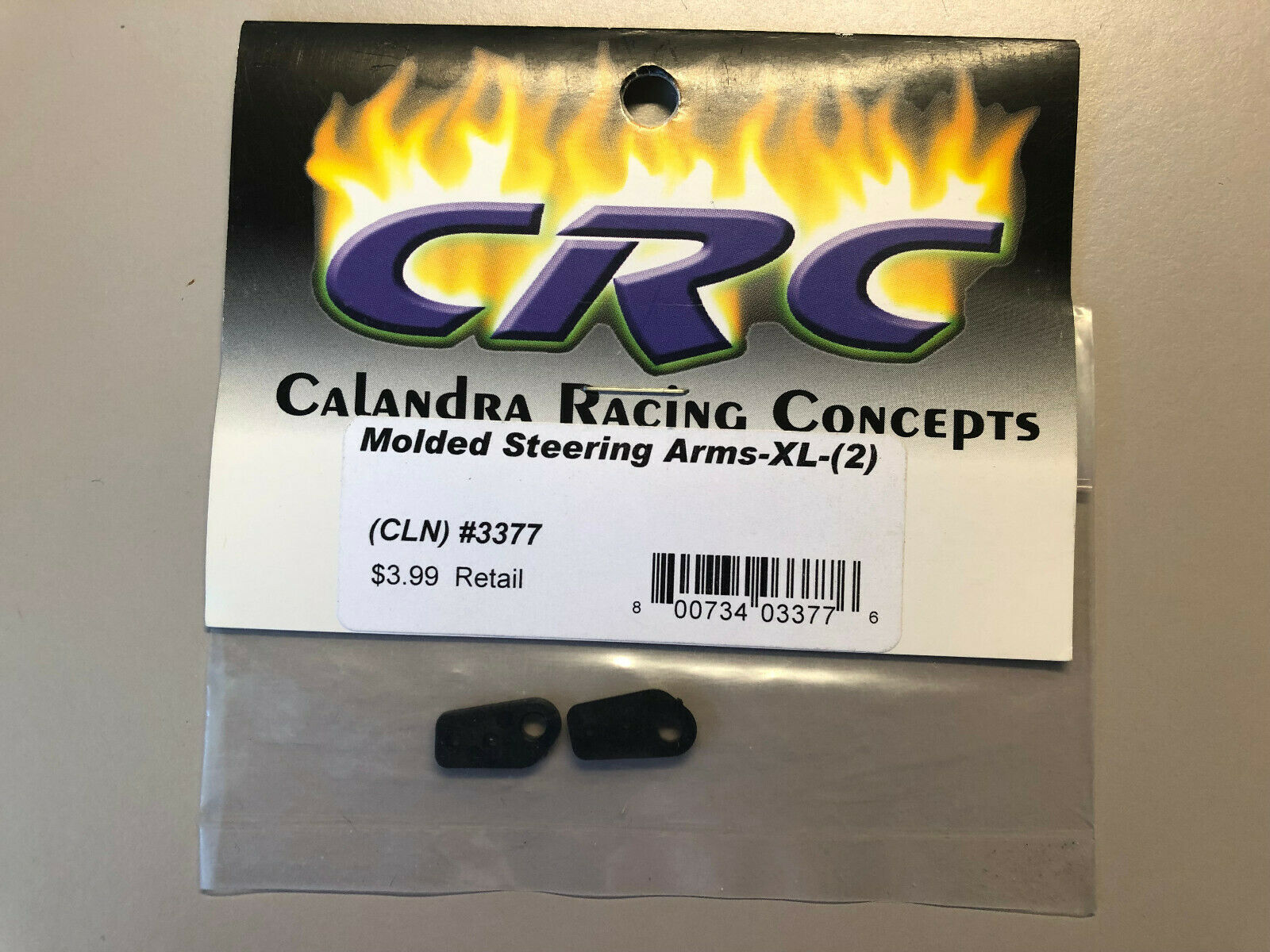 CRC Molded Steering Arms XL (2) #3377 (bx23)