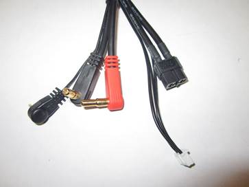 XT60 Charge Cable w/ Strain Reliefs TQ-2723