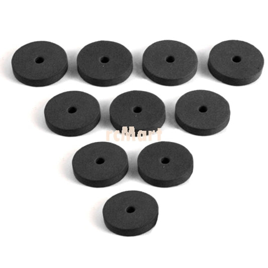 Yeah Racing Body Protect Sponge Pad Set (BK) 10 pcs 4mm thick, YA-0242BK
