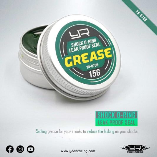 Yeah Racing High Quality Shock O-Ring Leak Proof Seal Grease 15g, YA-0708