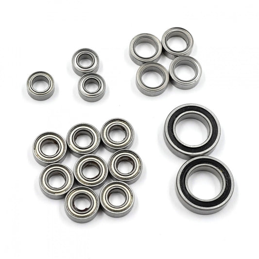 Yeah Racing Steel Bearing Set (17Pcs) For Team Associated RC10T, YBS-0072