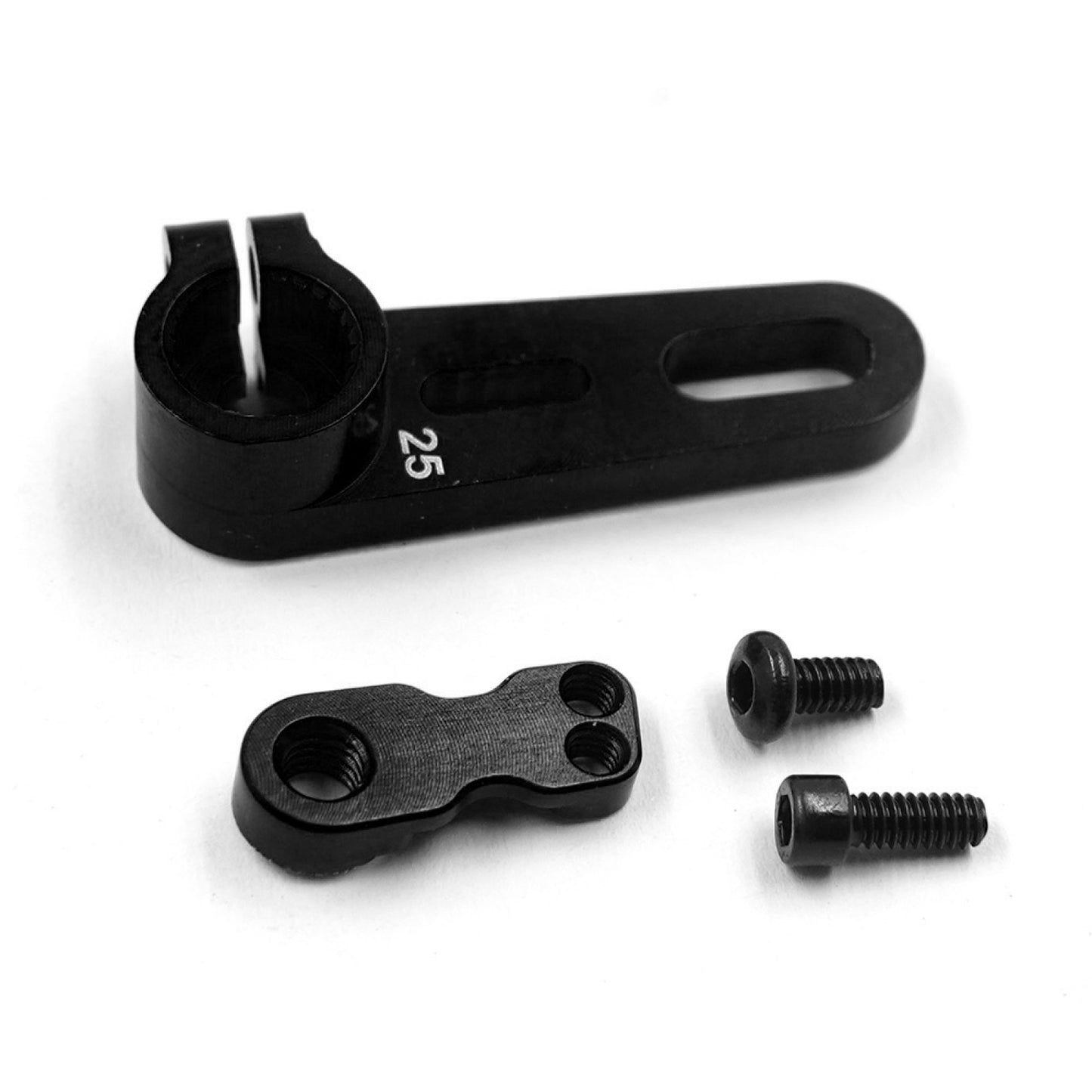 Yeah Racing 25T Aluminum 7075 Adjustable Servo Horn 15.5mm to 20mm (0.5mm step) Blue, YA-0737BU