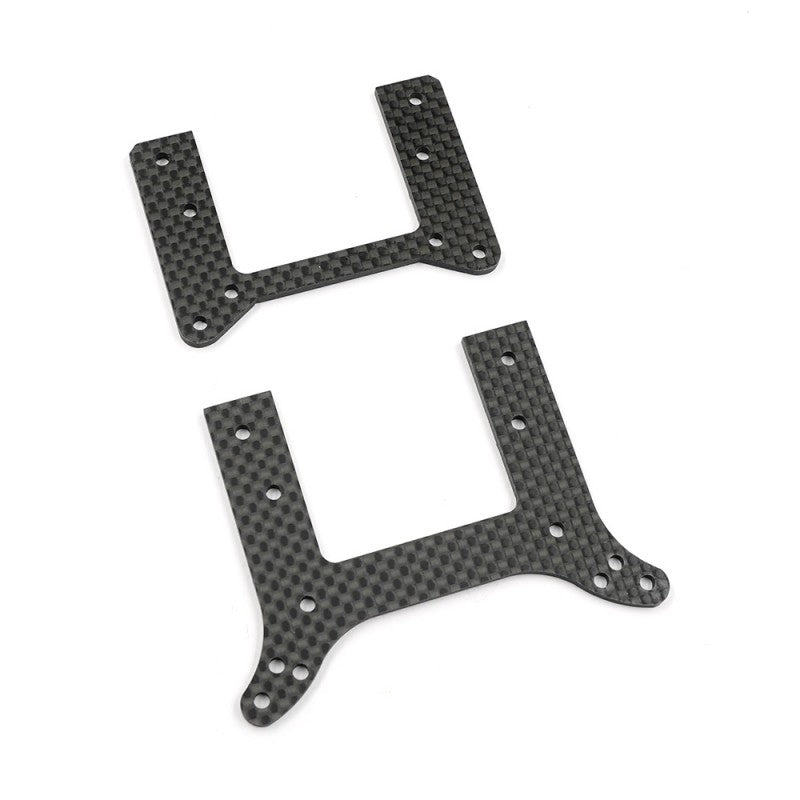 Yeah Racing Graphite Front & Rear Shock Tower For Yokomo 870C Super Dog Fighter YZ10 2023, YKDF-003BK