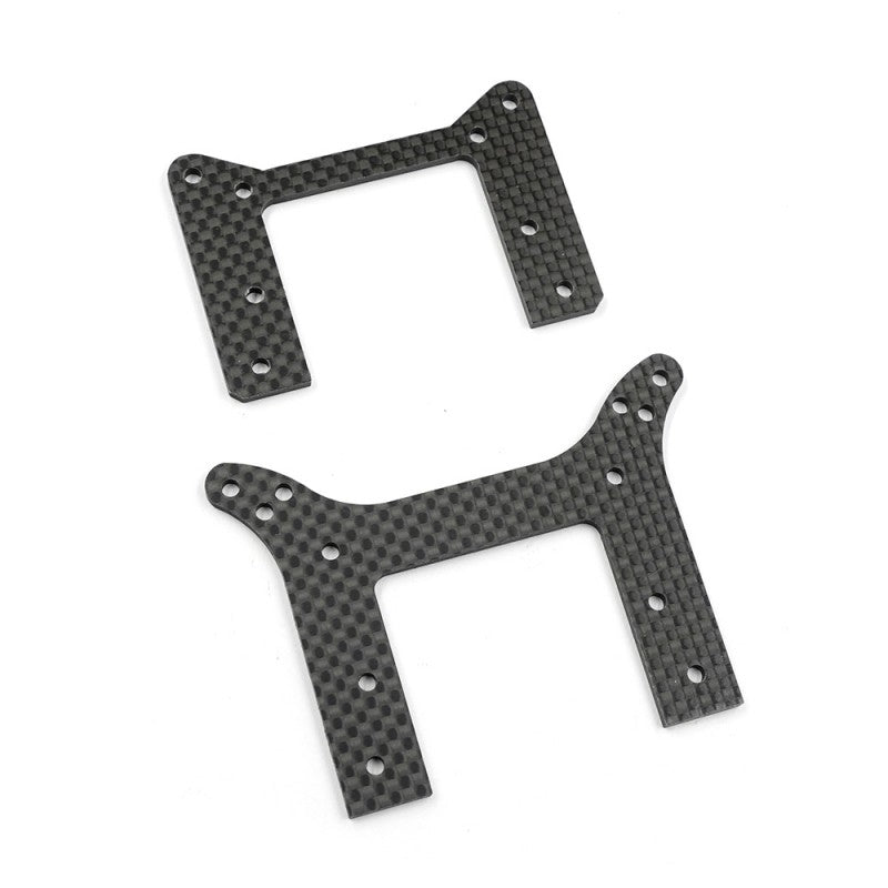 Yeah Racing Graphite Front & Rear Shock Tower For Yokomo 870C Super Dog Fighter YZ10 2023, YKDF-003BK