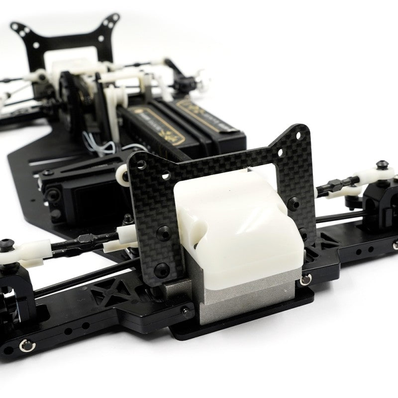 Yeah Racing Graphite Front & Rear Shock Tower For Yokomo 870C Super Dog Fighter YZ10 2023, YKDF-003BK