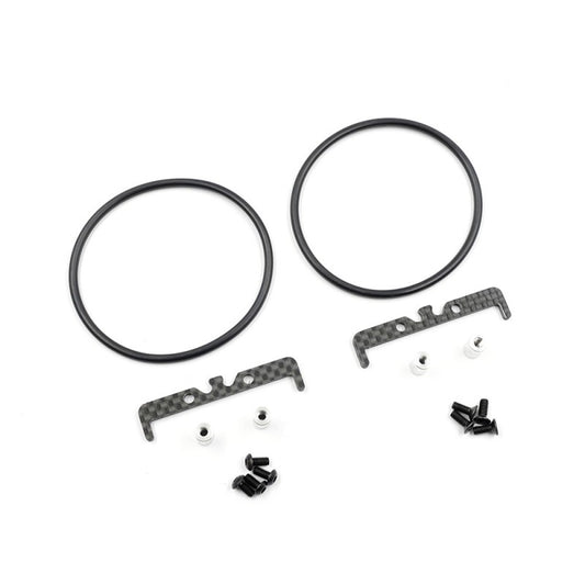 Yeah Racing Graphite Battery Holder For Yokomo 870C Super Dog Fighter YZ10 2023 YZ-W91, YKDF-005BK