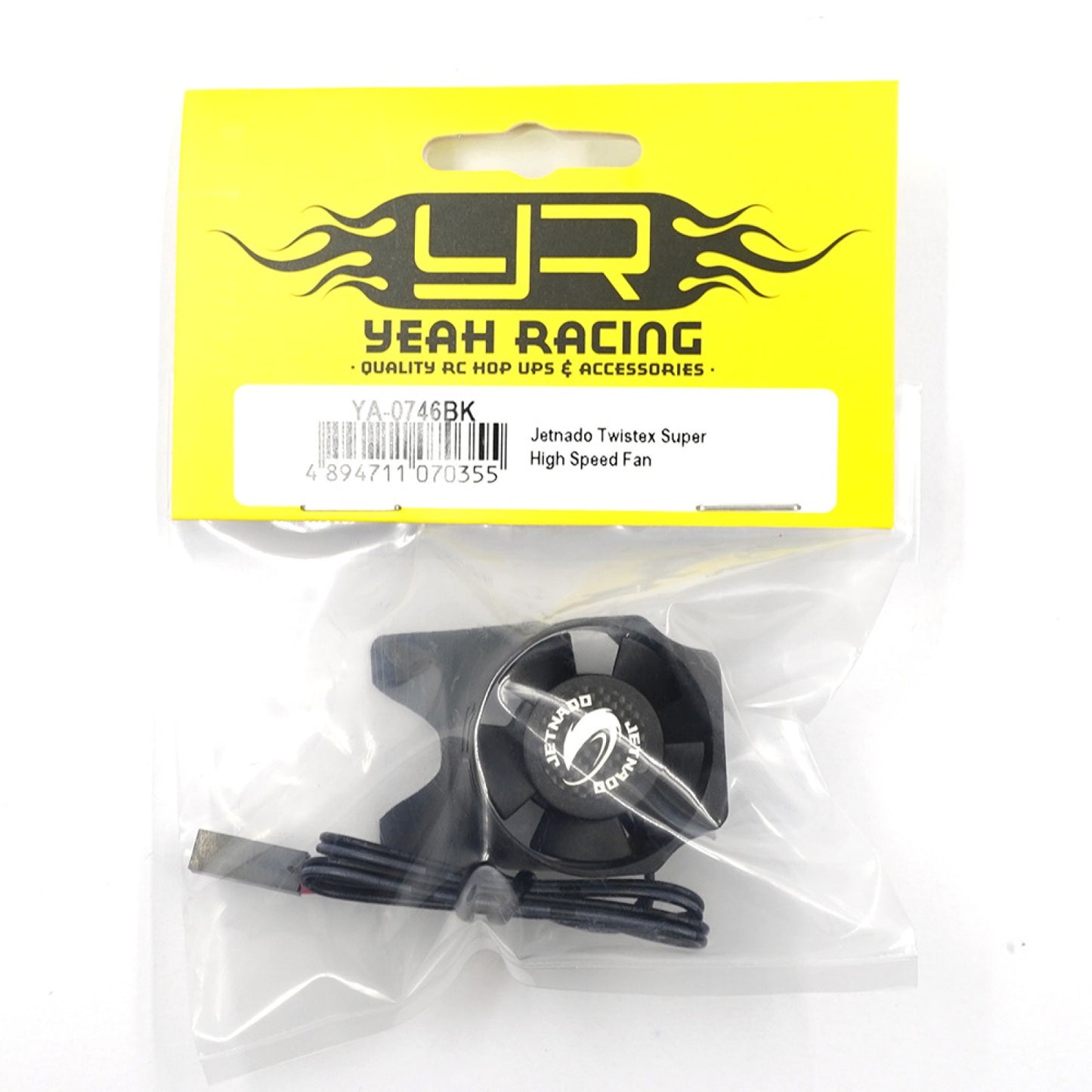 Yeah Racing Jetnado Jettex 300 Shrouded Super High Speed Fan 30mm Black, YA-0746BK