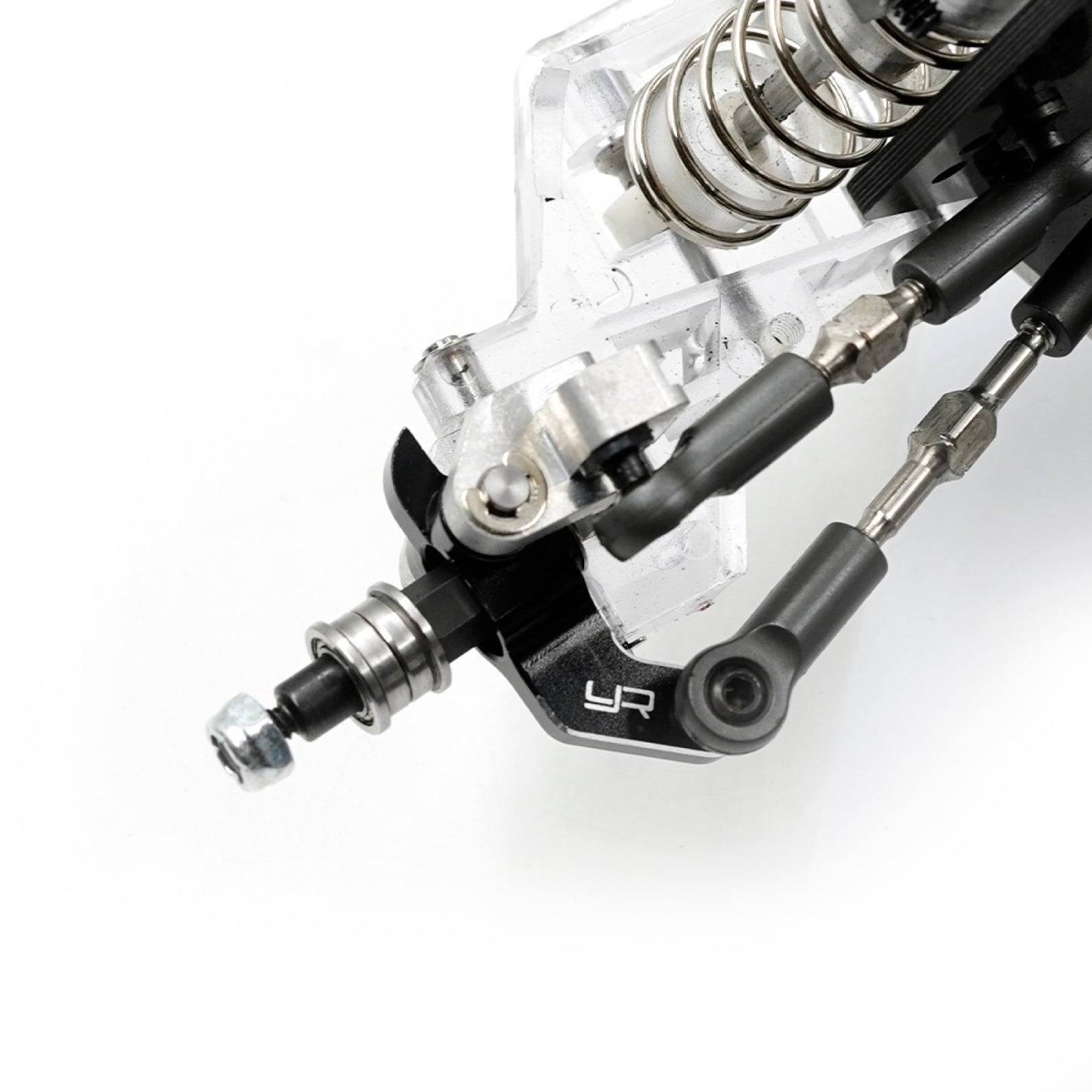 Yeah Racing Aluminum Front Steering Knuckle 2pcs For Team Associated RC10 Black, TARC-002BK