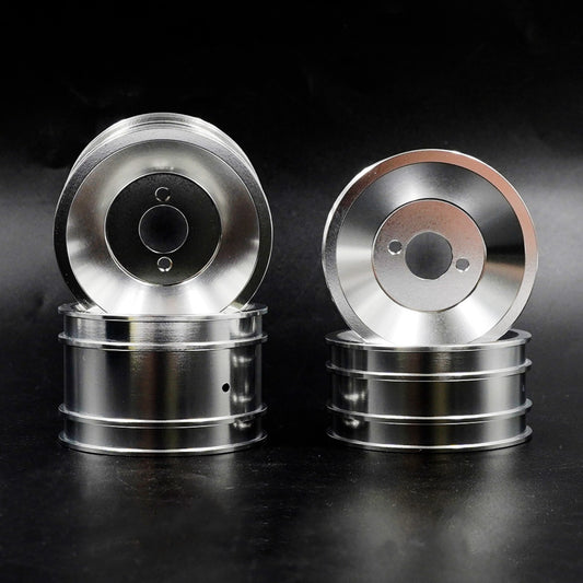 Yeah Racing Aluminum CNC Rim Set For Yokomo 870C Super Dog Fighter 2023 YZ10 Silver, WL-0181SV