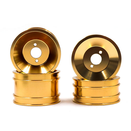 Yeah Racing Aluminum CNC Rim Set For Yokomo 870C Super Dog Fighter 2023 YZ10 Gold, WL-0181GD