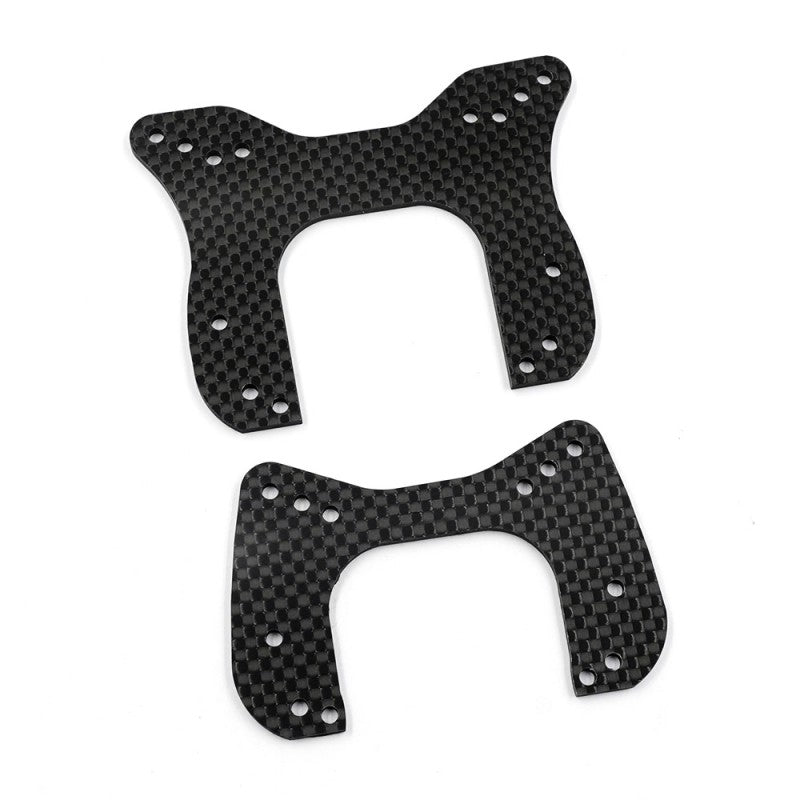 Yeah Racing Graphite Front & Rear Shock Tower For Yokomo Super Dog Fighter Works 91, YKDF-017BK