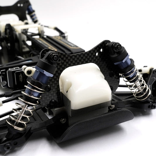 Yeah Racing Graphite Front & Rear Shock Tower For Yokomo Super Dog Fighter Works 91, YKDF-017BK