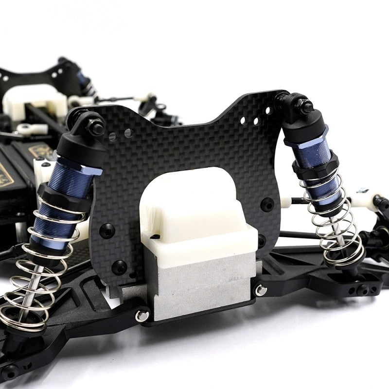 Yeah Racing Graphite Front & Rear Shock Tower For Yokomo Super Dog Fighter Works 91, YKDF-017BK