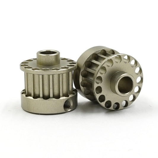 Yeah Racing Aluminum 7075 Pulley 2pcs For Team Associated RC10 4WD, TARC-015GM