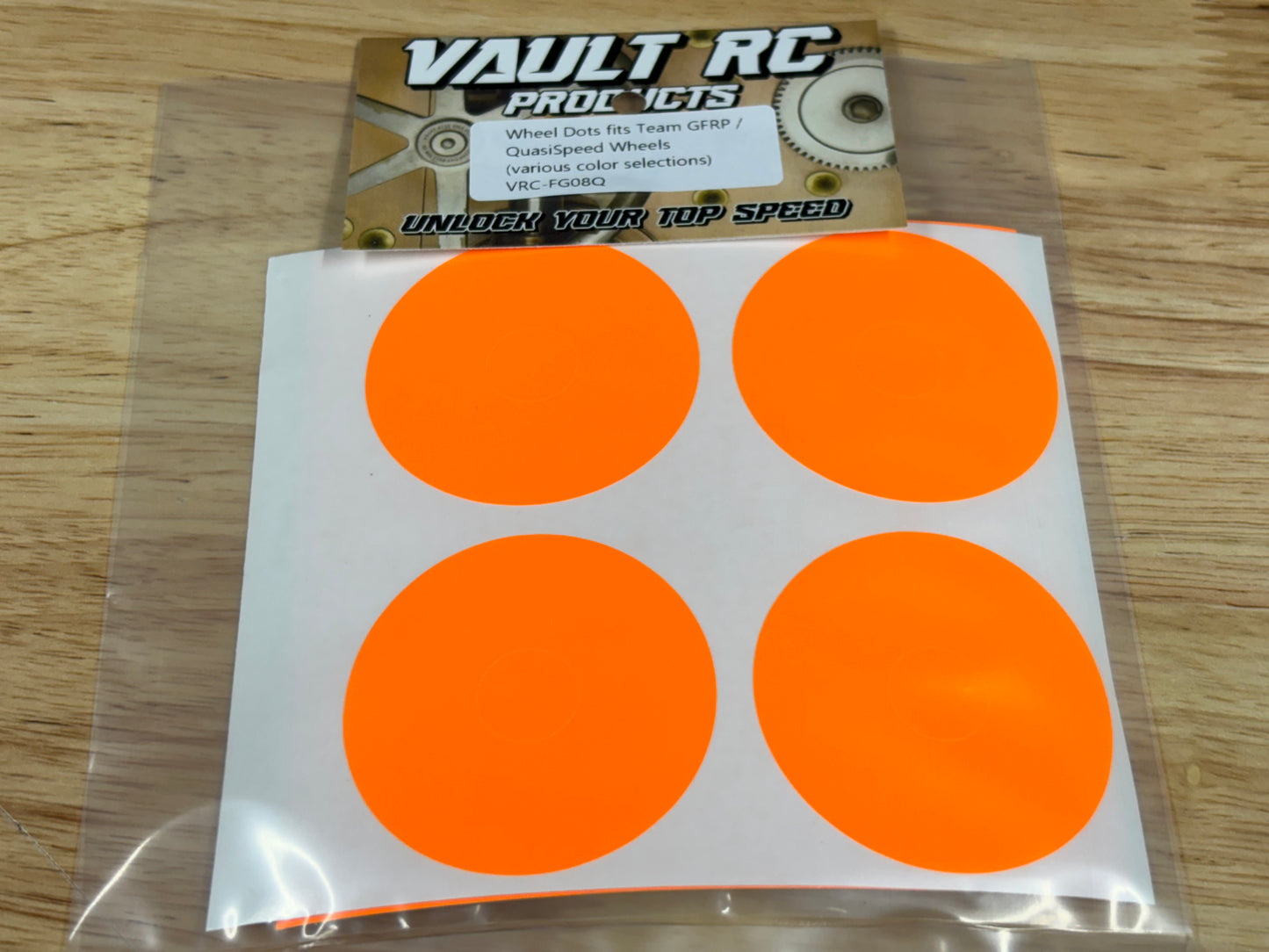 Wheel Dots fit QuasiSpeed Wheels, various color selections