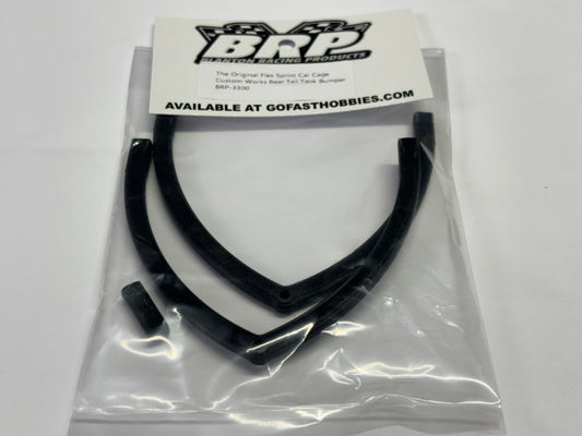 The Original Flex Sprint Car Cage - Custom Works Rear Tail Tank Bumper, BRP-3300
