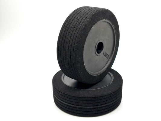 VAULT CUTS - FULL SIZE 3.20" GROOVED BSR Racing 2.4 Buggy 12mm Hex Wheel Front Foam Tires (1/10 Scale)
