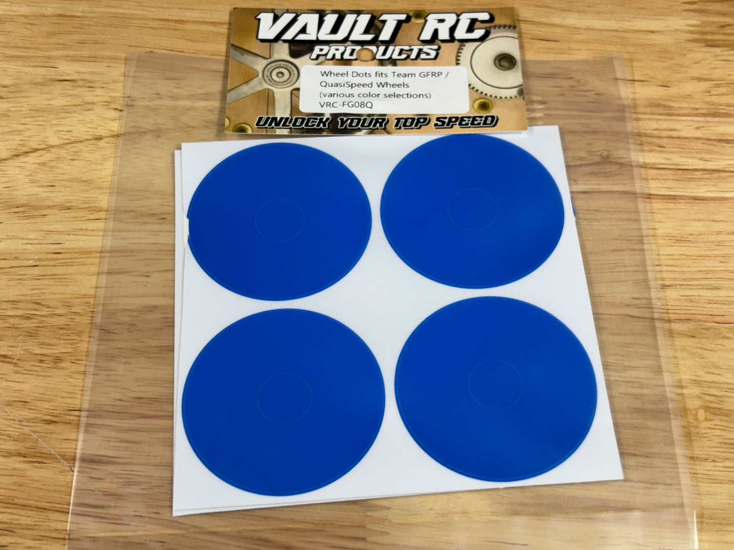 Wheel Dots fit QuasiSpeed Wheels, various color selections