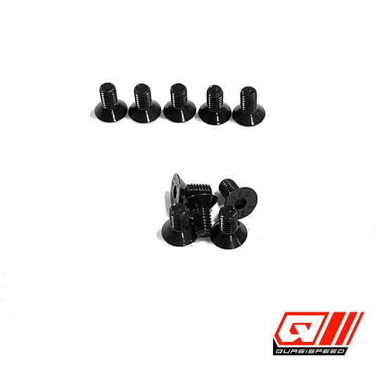 M3 x 6mm FHS (10), QS-6804