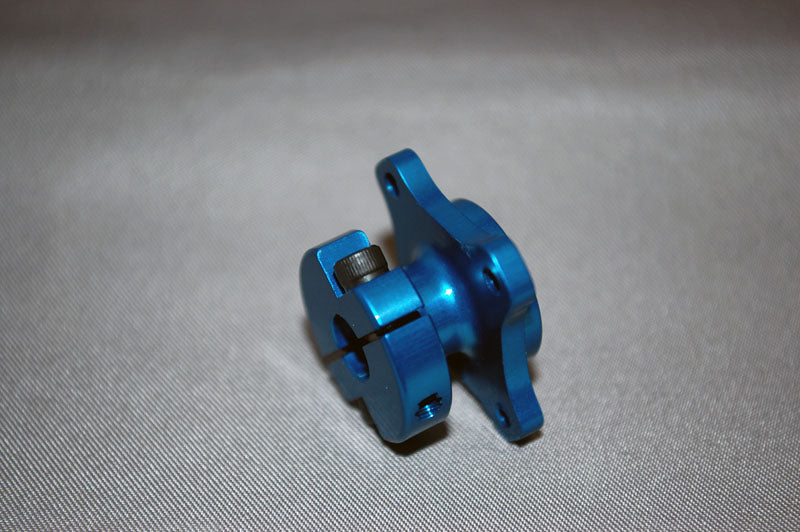 IRS 1/10th Narrow Left Side Clamp Hub (1/2")(Blue), IRS-215nbl