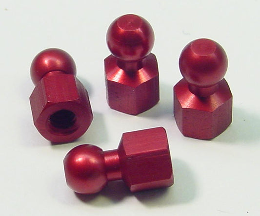 CRC Anodized Hex Balls for 1-pc Links (4)