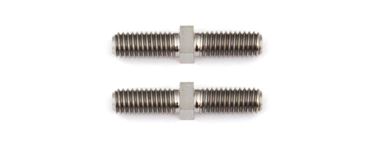 Team Associated FT Titanium Turnbuckles, M3x16 mm/0.630 in, silver, ASC-1410
