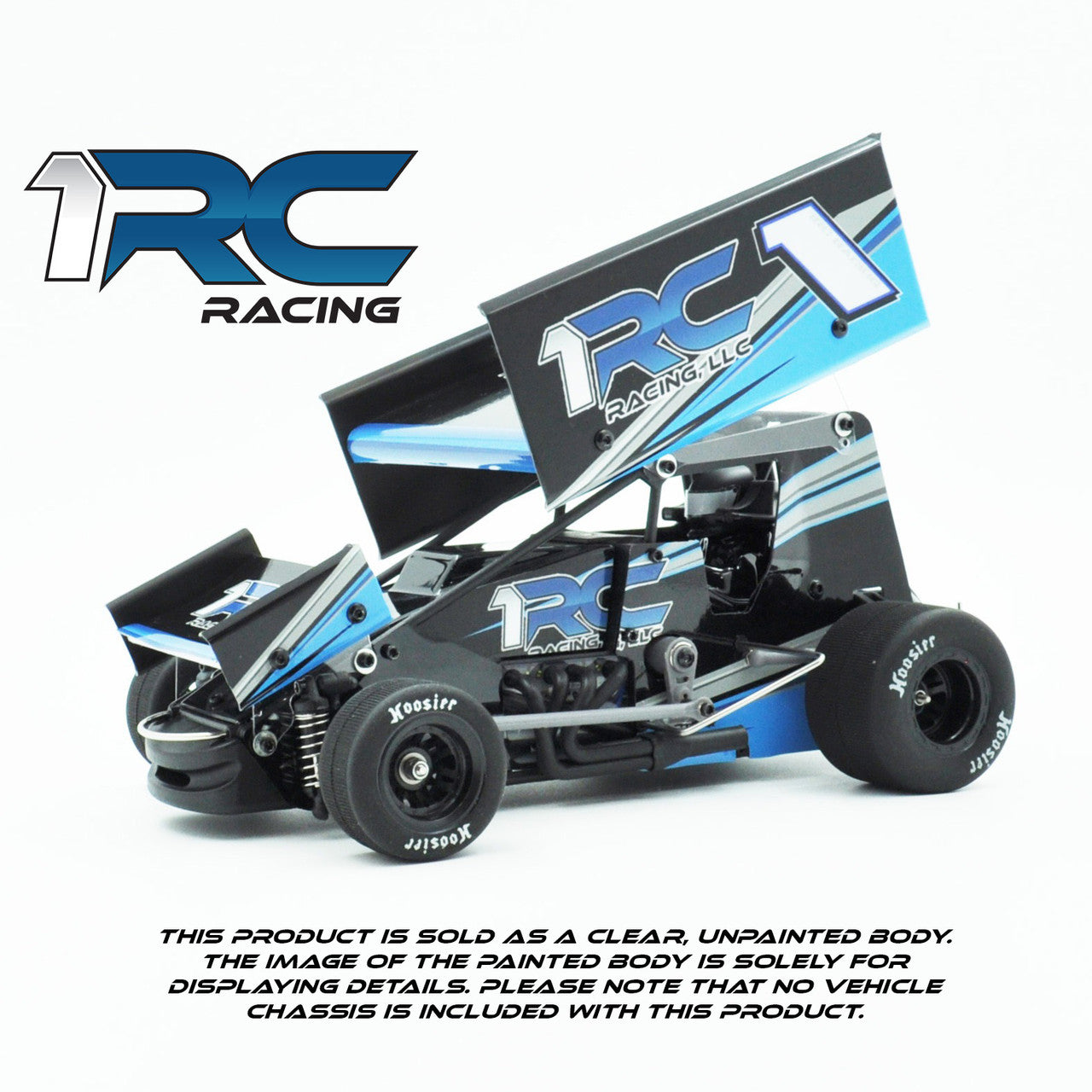 1RC Racing 1/18 Asphalt Sprint Car Conversion Kit, 1RC1024