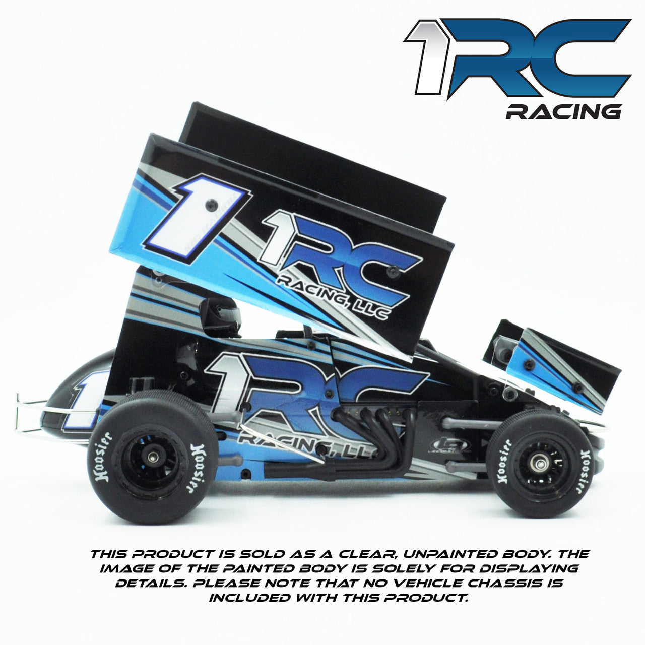 1RC Racing 1/18 Asphalt Sprint Car Conversion Kit, 1RC1024