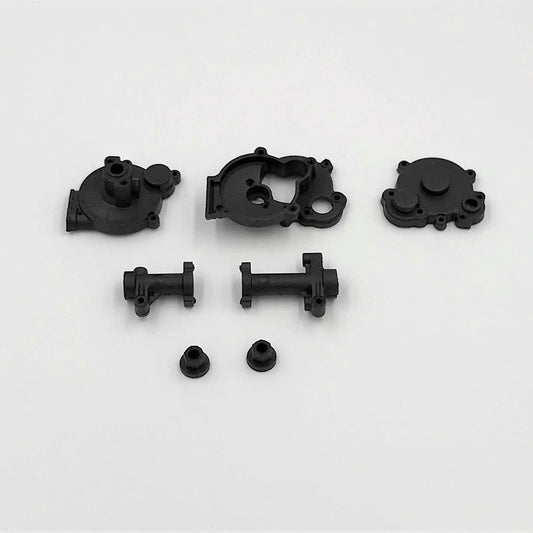 1RC Rear End, Black, 1/18 Mid, Spr, EDM, LM