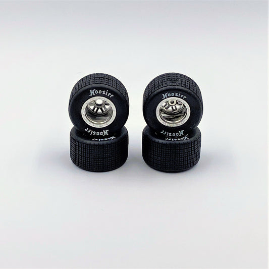1RC 1/18 LM Latemodel FR/RR Tires & Wheels (4)