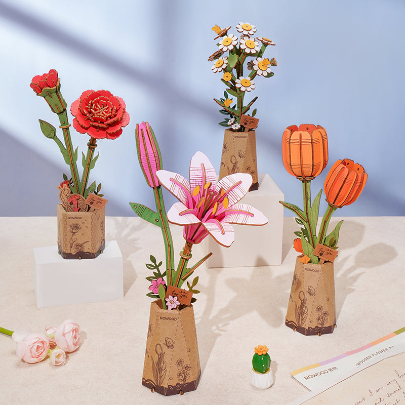 Rowood Lilac DIY 3D Wooden Model Kit, ROETW021