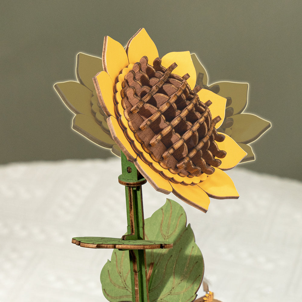 Rowood SunFlower DIY 3D Wooden Model Kit, ROETW011