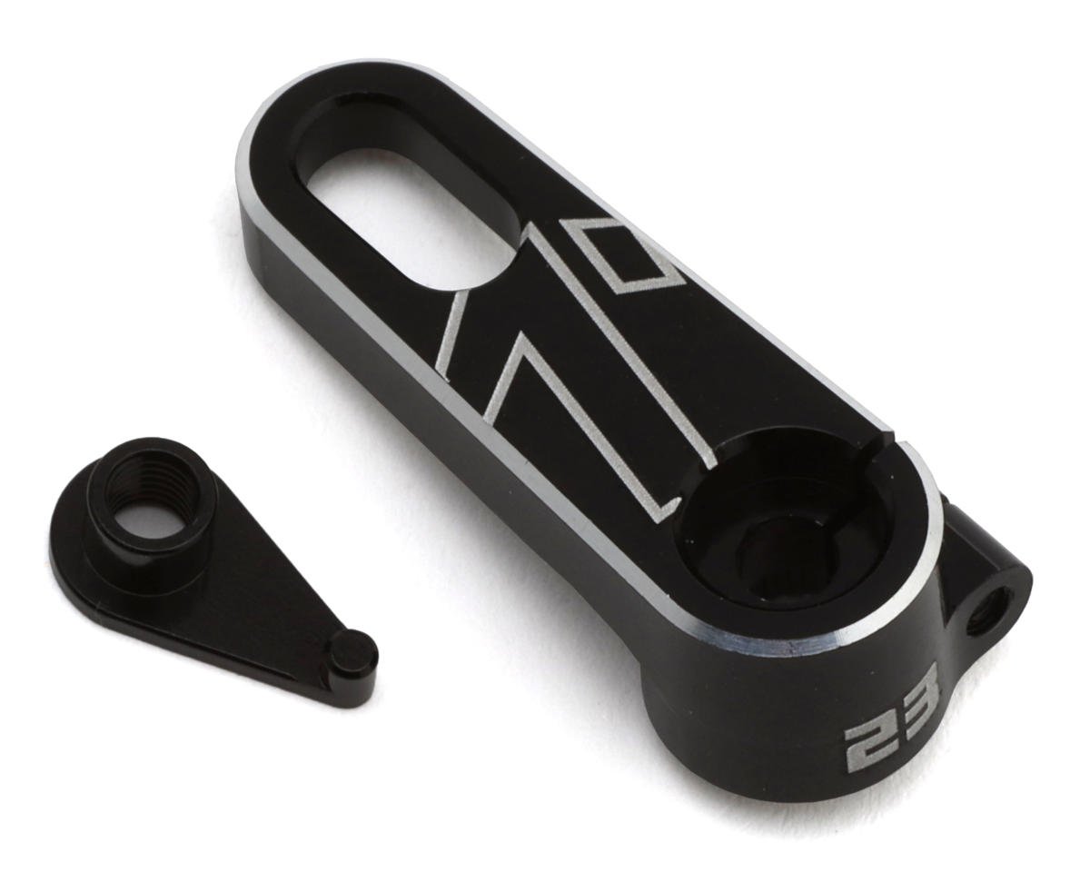1UP Racing Aluminum HD Adjustable Servo Horn (Black)(23T), 1UP10110