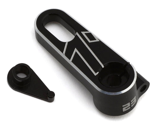 1UP Racing Aluminum HD Adjustable Servo Horn (Black)(23T), 1UP10110
