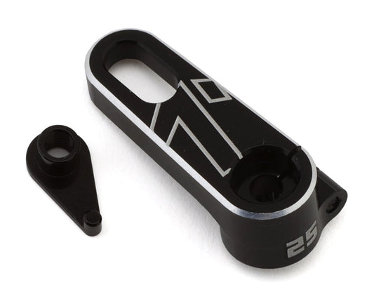 1UP Racing Aluminum HD Adjustable Servo Horn (Black)(25T), 1UP10111