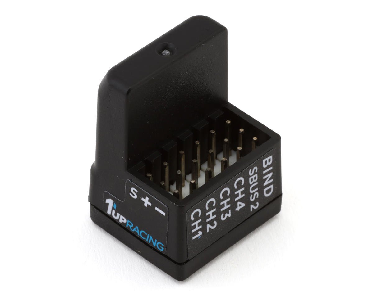 1UP Racing 4-Channel Futaba F-4G Antenna-Free 2.4GHz Receiver, 1UP10107