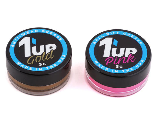 Pro Ball Differential Grease Combo (Gold & Pink), 1UP120504
