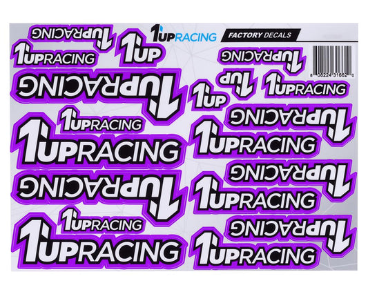 1UP Racing Decal Sheet