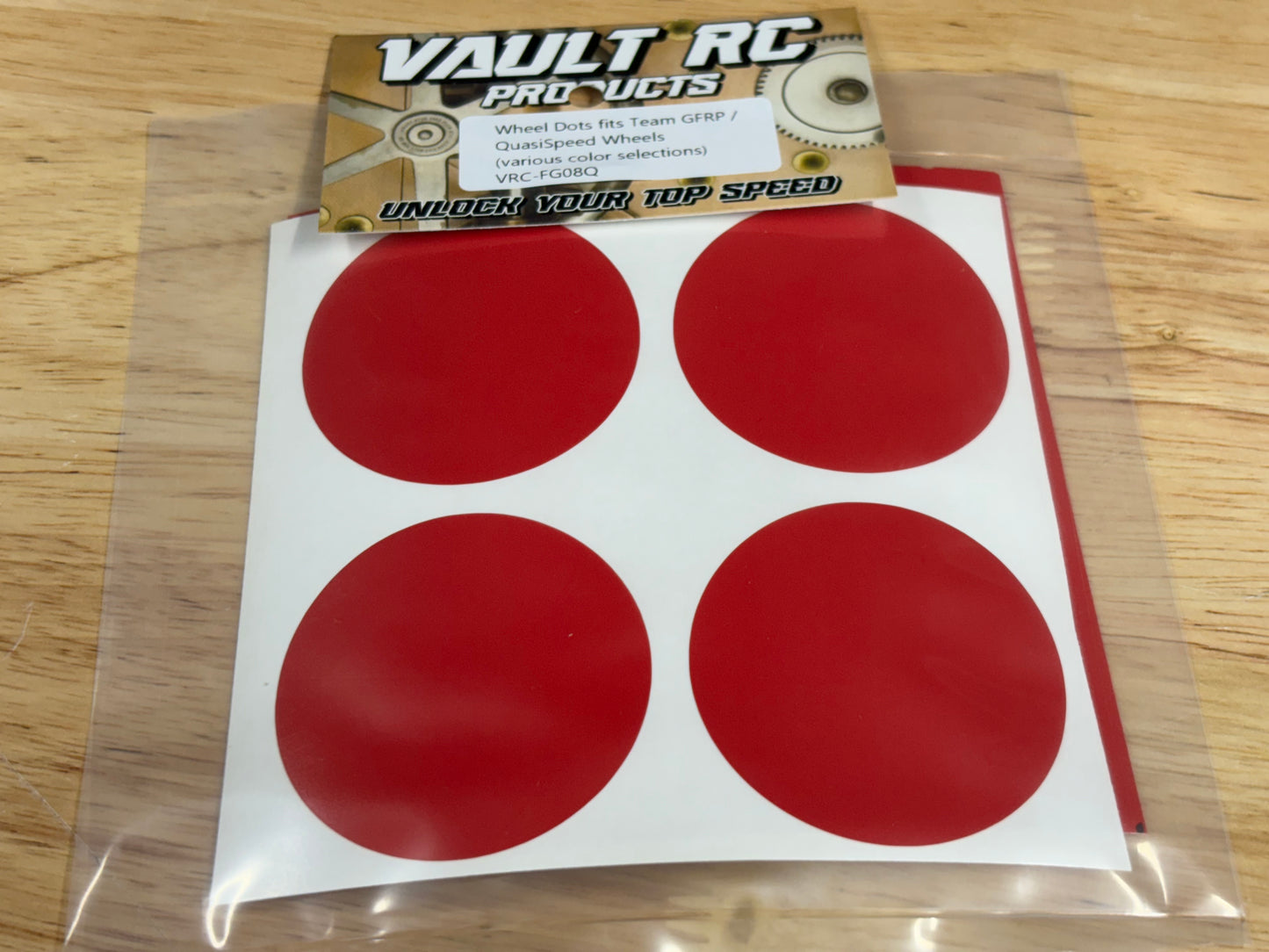 Wheel Dots fit QuasiSpeed Wheels, various color selections